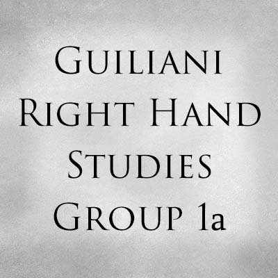 Guiliani Right Hand Studies Group 1a