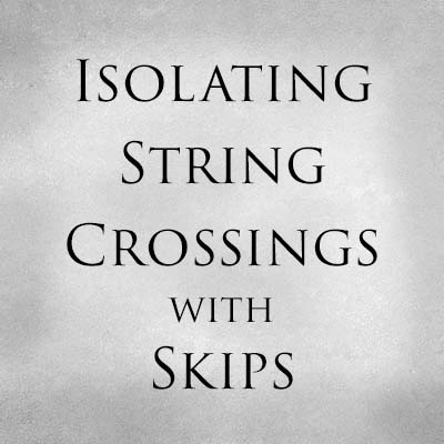 Isolating String Crossing With Skips