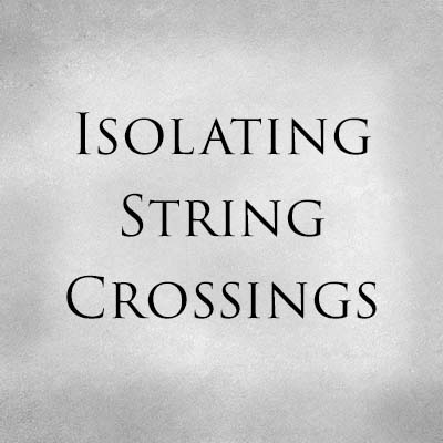 Isolating String Crossings
