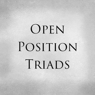 Open Position Triads