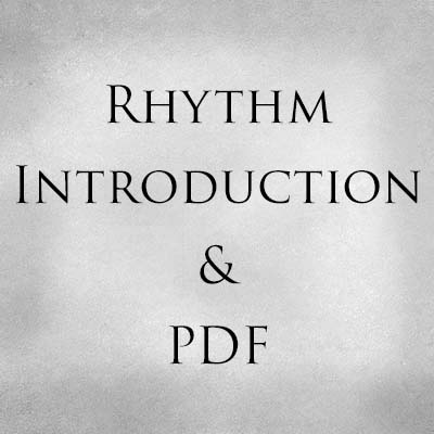 Rhythm Introduction And PDF